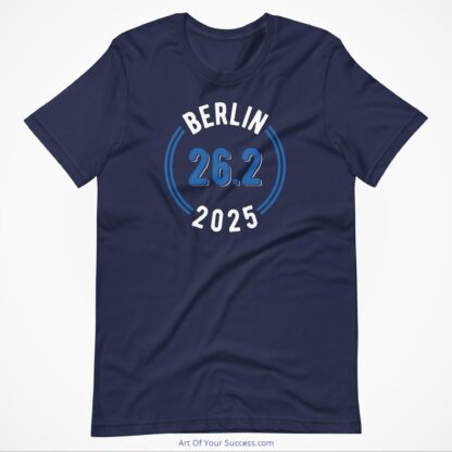 Berlin 2025-t-shirt-navy- by ArtOfYourSuccess.com